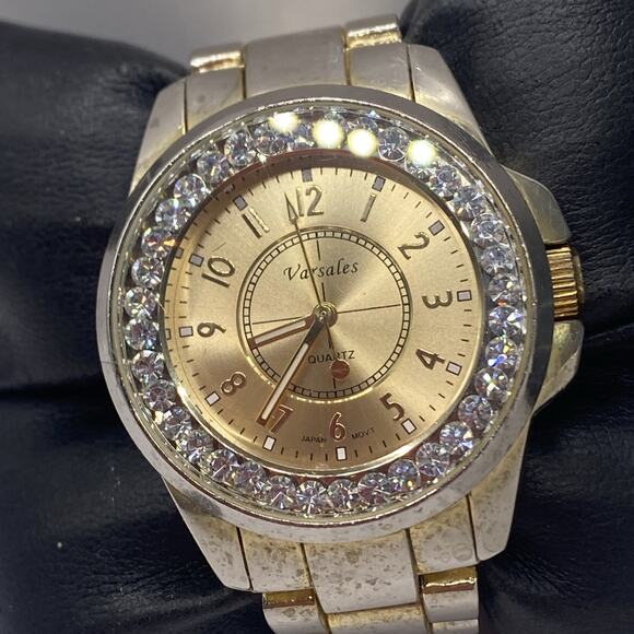 Unbranded Accessories - Gold-Tone Crystal Accent Women's Watch